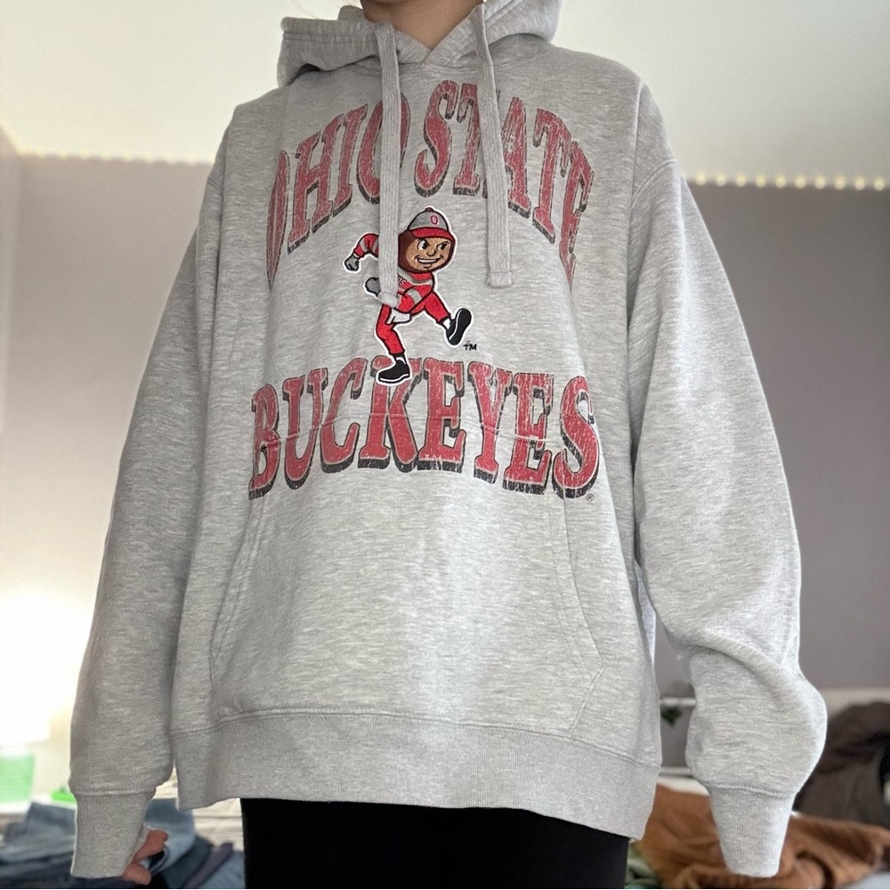 Ohio State Buckeyes Gray Hoodie